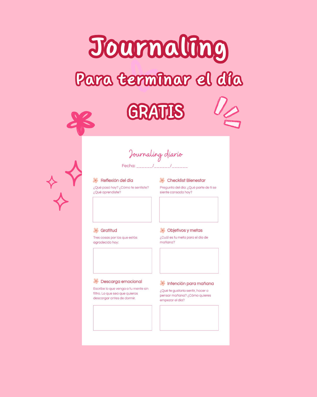 Journaling para terminar el día